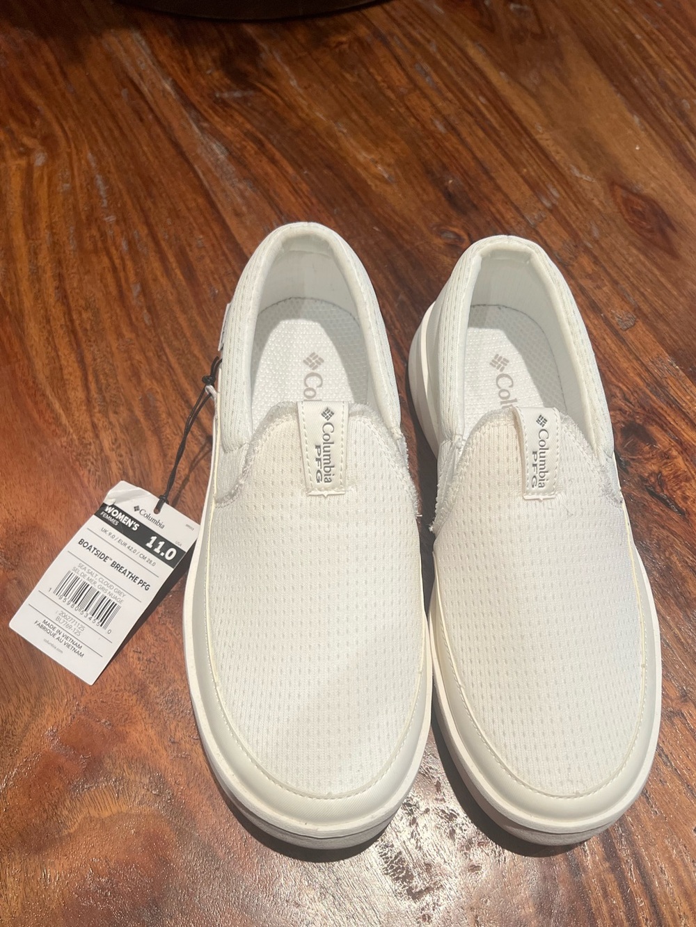 Columbia Women’s White Slip-On Loafers